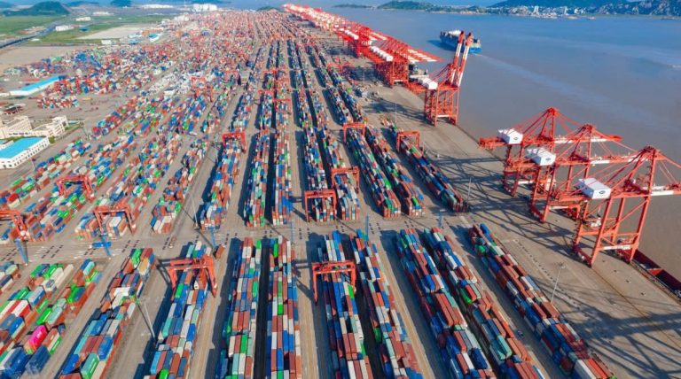 sản lượng cảng Thượng Hải